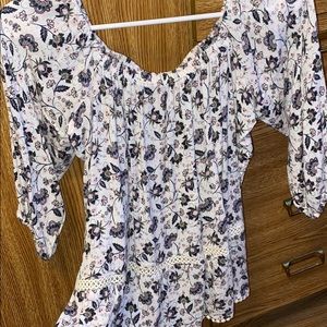 Off the should blouse